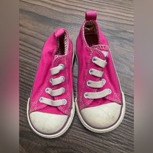 Pink Converse-Toddler Size 6